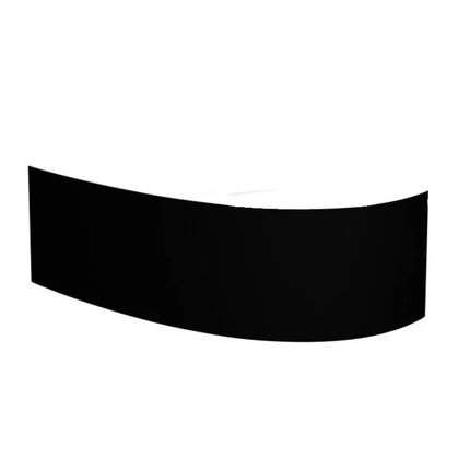 Besco MILENA BLACK čelný panel k vani MILENA 150 cm - ľavý