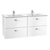 Kúpeľňová skrinka VICTORIA BASIC UNIK set s umývadlom 120 x 46 cm