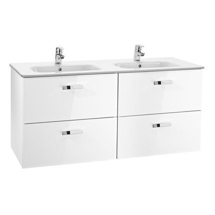 Kúpeľňová skrinka VICTORIA BASIC UNIK set s umývadlom 120 x 46 cm