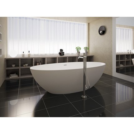 Aquatek NANCY voľne stojaca vaňa z tvrdeného liateho mramoru 180 x 85 cm