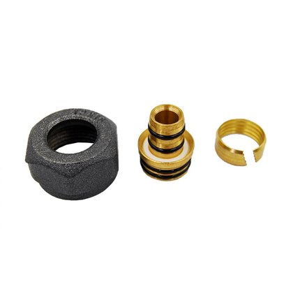 ALATUS adaptér ALU PEX (16x2) x GW 3/4” grafit štrukturálny C12