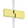 New Trendy EVENTA GOLD SHINE štvrťkruhový sprchový kút 90 x 90 x 200 cm EXK-4834