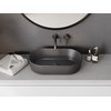 Besco CeraBe LOVA CERA-LINE Gun Metal keramické umývadlo na dosku 53 x 31,5 cm UNCM-53-LOGM
