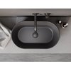 Besco CeraBe LOVA CERA-LINE Gun Metal keramické umývadlo na dosku 53 x 31,5 cm UNCM-53-LOGM