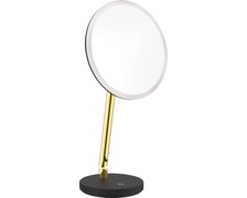 Deante SILIA kozmetické zrkadlo - LED podsvietenie, gold ADI_Z812