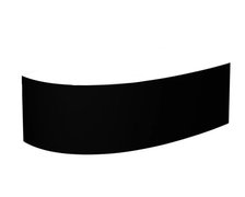 Besco MILENA BLACK čelný panel k vani MILENA 150 cm - pravý