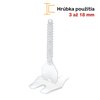 LEVELYS závity 1 mm PRIAME - 100 ks ( ZA1101-P)