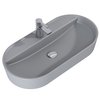 Elita BABETTE Umývadlo na dosku 81 x 41,5 cm, Light Grey RE040820015870