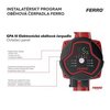 Novaservis Ferro GPA III Elektronické obehové čerpadlo 25-60/180 mm 256180GPA3