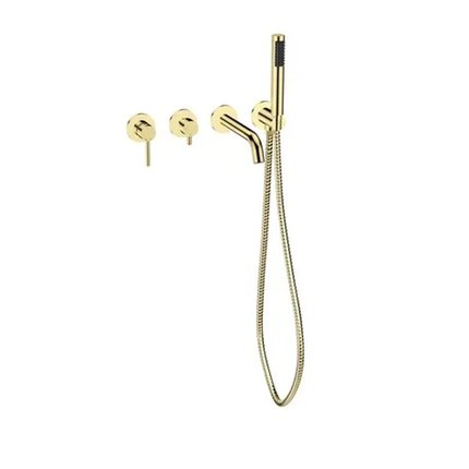 Besco VEO 4-otvorová podomietková vaňová batéria zlatá BW-V4P-ZL