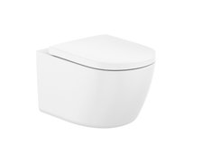 Roca MERIDIAN WC závesná misa Rimless® Vortex so sedátkom 54 x 36 cm A34H741000