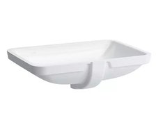 LAUFEN PRO S keramické vstavané umývadlo, bez otvoru pre batérie 64,5 x 45 cm biele LCC H8119694001091