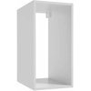 Home OTTIMA – závesný modul / otvorená polica 30 x 60 cm, biela lesklá  AQ.401-1603011
