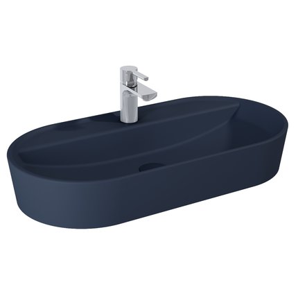 Elita BABETTE Umývadlo na dosku 81 x 41,5 cm, Navy Blue Matt RE040820017030
