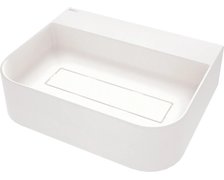 Deante ARNIKA granitové umývadlo na dosku s krytom 50,5 x 40,5 cm, alabaster CQA_AU5S