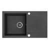 Kuchinox SHIRE granitový drez 76 x 44 cm, čierny SBS_711Y