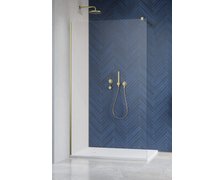 Radaway MODO XII BRUSHED GOLD sprchová zástena 75 x 200 cm 389275-99-01