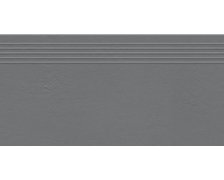 Tubadzin Industrio graphite rektifikovaná schodnica matná 29,6 x 59,8 cm