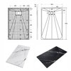 Besco VEXO MARBLE sprchová vanička SMC 90 x 140 cm