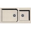 Laveo MILOS granitový drez 98 x 50 cm, bež SPM_4209