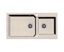 Laveo MILOS granitový drez 98 x 50 cm, bež SPM_4209