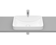 Roca INSPIRA Square FINECERAMIC ® zápustné umývadlo 55 x 37 cm, biele A327534000