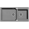 Laveo MILOS granitový drez 98 x 50 cm, sivý SPM_5209