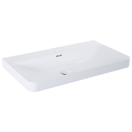 Elita SOFT CERAM keramické umývadlo nábytkové s otvorom pre batériu 81 x 46,4 cm, biele RE040080118060