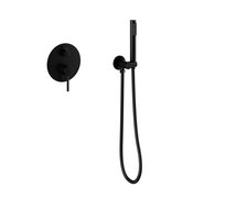 Besco VEO podomietková vaňovo-sprchová batéria čierna matná BWP-P-CZ