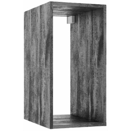 Home OTTIMA – závesný modul / otvorená polica 30 x 60 cm, čierny betón AQ.401-1603077