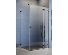 Radaway ESSENZA PRO BLACK KDJ štvorcový sprchový kút 120 x 120 x 200 cm 10097120-54-01R+10098120-01-01
