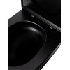Uptrend AMARO WC VORTEX misa závesná Rimless 48 x 36 x 36 cm so sedátkom, čierna matná