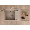 Kuchinox VITI granitový drez 56 x 44 cm, bež SBX_413Y