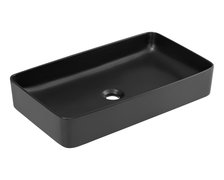 Comad Slim 2 keramické umývadlo, čierne 61 x 34 cm UM-6275