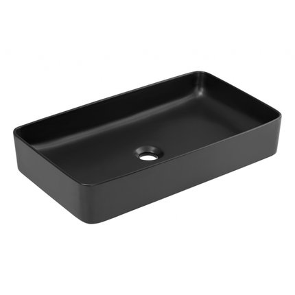 Comad Slim 2 keramické umývadlo, čierne 61 x 34 cm UM-6275