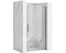 Rea RAPID SWING CHROM Sprchové dvere jednokrídlové 100 x 195 cm sklo číre K5607