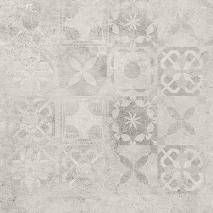 Cerrad SOFTCEMENT White Dekor Patchwork matný 59,7 x 59,7 cm