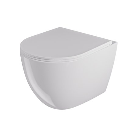 Uptrend CANEO VORTEX WC misa závesná Rimless 49 x 36 x 36 cm so sedátkom TR2196DF