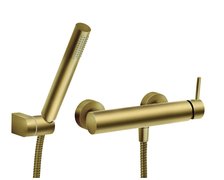 Novaservis FERRO CIRICULUS sprchová batéria s príslušenstvom 150 cm, brúsená zlatá BCK77BG