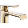 Rea CRISTAL TRANSPARENT 39 GOLD BRUSH RING sklenené umývadlo na dosku 39 cm U8881