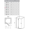 Ravak SMARTLINE SMSD2 100B sprchové dvere 100 x 190 cm 0SLABA00Z1