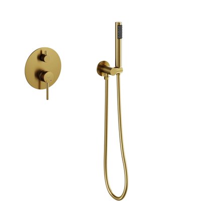 Besco VEO podomietková vaňovo-sprchová batéria brúsená zlatá BWP-P-ZS