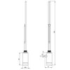 Deante SILIA elektrické výhrevné teleso 400W, nero AGI_N401