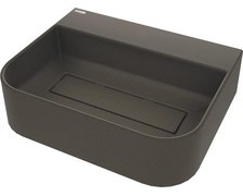 Deante ARNIKA granitové umývadlo na dosku s krytom 50,5 x 40,5 cm, antracit metalik CQA_TU5S