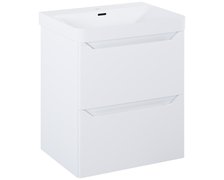 Elita HELO kúpeľňová skrinka s umývadlom 58,5 x 44,2 cm, biela matná RE010600205290