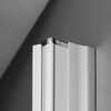Aquatek DYNAMIC B8 sprchové dvere 95 x 195 cm, sklo číre, profil chróm-satin