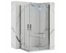 Rea MOLIER DOUBLE sprchový kút 90 x 100 x 190 cm, profil chróm K8539+K6371