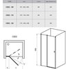 Ravak Chrome CSD2 sprchové dvere 120 x 195 cm 0QVGC100Z1