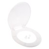 Novoterm CLEAR sedátko polypropylén 42 x 35 cm