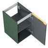 Elita komoda Look 40-1D Forest Green Matt, 40x40x85 cm, RE080400027010